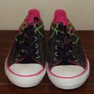Converse all star Pink , Black size Junior